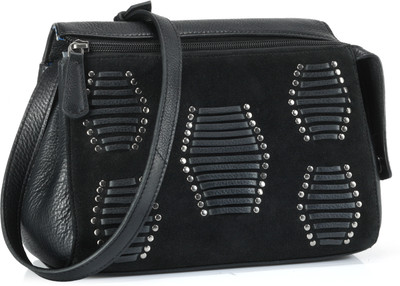 15% OFF on Phive Rivers Women Casual Black Genuine Leather