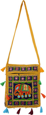 45% OFF on Famacart Girls Casual Yellow Cotton