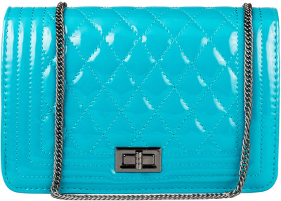 34% OFF on Lalana Women Casual Blue PU Sling Bag 34% OFF on Lalana Women Casual Blue PU Sling Bag
