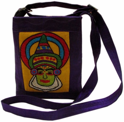 Indha Craft Women Casual Multicolor Polyester Sling Bag