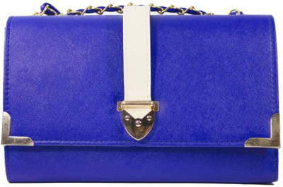 75% OFF on Heels & Handles Women Casual, Formal Blue PU Sling Bag 75% OFF on Heels & Handles Women Casual, Formal Blue PU Sling Bag