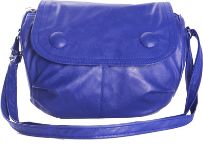 65% OFF on Felicita Girls Casual, Evening/Party Blue PU Sling Bag