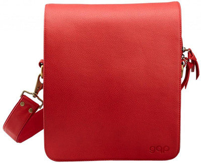 gqp Accessories Men, Women Casual, Formal Red PU Sling Bag