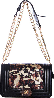 40% OFF on Eleegance Women Casual Multicolor PU Sling Bag