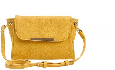 40% OFF on Cappuccino Women Casual Yellow Polyester Sling Bag 40% OFF on Cappuccino Women Casual Yellow Polyester Sling Bag