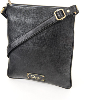 66% OFF on Quero Women Casual Black Genuine Leather Sling Bag 66% OFF on Quero Women Casual Black Genuine Leather Sling Bag
