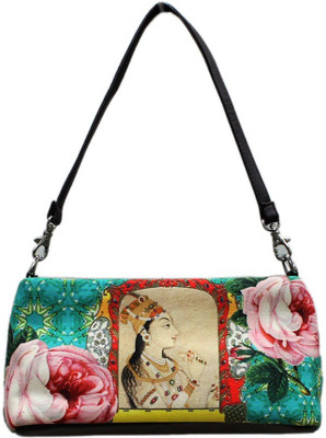 DesiPop Women Casual Green Polyester, Canvas Sling Bag DesiPop Women Casual Green Polyester, Canvas Sling Bag