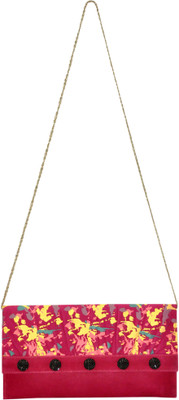 55% OFF on Blonde Women Casual Pink Rexine Sling Bag