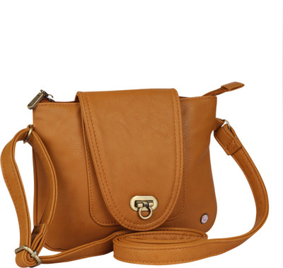 Nyk Women Casual, Formal Tan PU Sling Bag