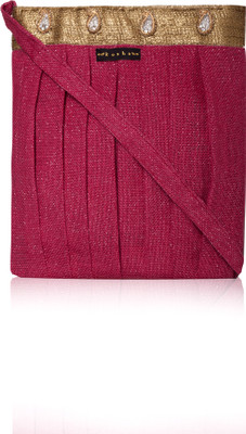 40% OFF on Kosha Women Casual Pink Jute Sling Bag 40% OFF on Kosha Women Casual Pink Jute Sling Bag