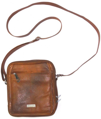 20% OFF on Starco Men, Women Tan Genuine Leather Sling Bag 20% OFF on Starco Men, Women Tan Genuine Leather Sling Bag