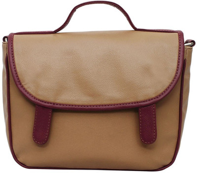 50% OFF on La Volsa Women Casual Beige Genuine Leather Sling Bag 50% OFF on La Volsa Women Casual Beige Genuine Leather Sling Bag