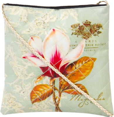 The House of Tara Women Casual, Evening/Party Multicolor Polyester Sling Bag