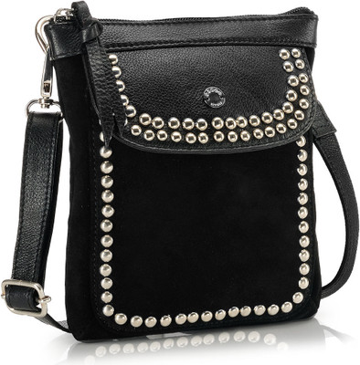 Phive Rivers Women Casual Black Genuine Leather