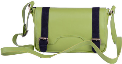 Fabulloso Women Green Genuine Leather