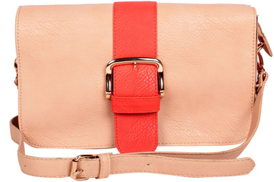 49% OFF on Di Tutti Girls Beige PU Sling Bag