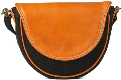 50% OFF on Goguava Women Casual Tan Genuine Leather, Wool Sling Bag 50% OFF on Goguava Women Casual Tan Genuine Leather, Wool Sling Bag