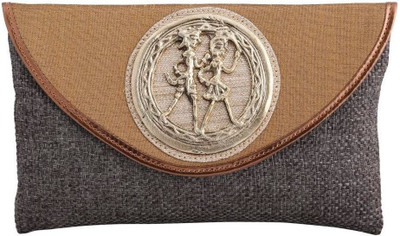 34% OFF on Craftstages Women Casual Brown Jute Sling Bag