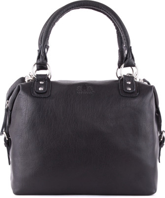 68% OFF on Cecille Women Black Genuine Leather Sling Bag