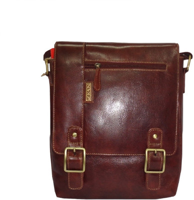 10% OFF on Kan Men, Women Brown Genuine Leather Sling Bag 10% OFF on Kan Men, Women Brown Genuine Leather Sling Bag