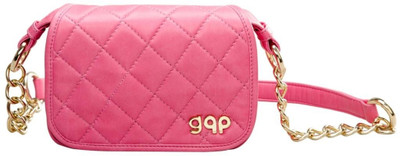 28% OFF on gqp Accessories Women Casual, Evening/Party Pink PU Sling Bag