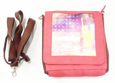 16% OFF on Craftstages Women Casual Red PU Sling Bag 16% OFF on Craftstages Women Casual Red PU Sling Bag