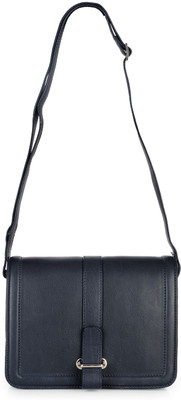 Phive Rivers Women Casual Blue Genuine Leather Sling Bag
