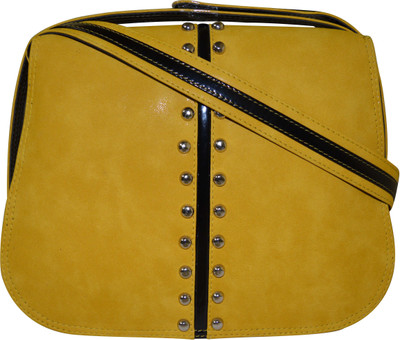 45% OFF on Rita Women Casual Yellow PU Sling Bag 45% OFF on Rita Women Casual Yellow PU Sling Bag