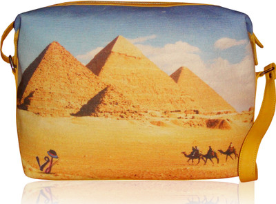 55% OFF on JAJV Girls Casual Yellow Canvas Sling Bag 55% OFF on JAJV Girls Casual Yellow Canvas Sling Bag