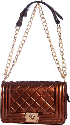 43% OFF on Eleegance Women Casual Brown PU Sling Bag 43% OFF on Eleegance Women Casual Brown PU Sling Bag