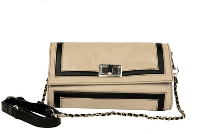 Just Women Women Casual Beige PU Sling Bag Just Women Women Casual Beige PU Sling Bag