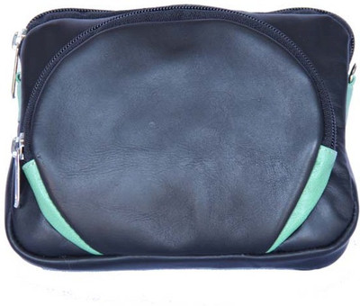 Matrix Women Casual Black Genuine Leather Sling Bag