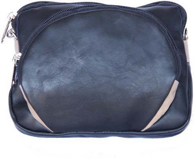 Matrix Women Casual Black Genuine Leather Sling Bag