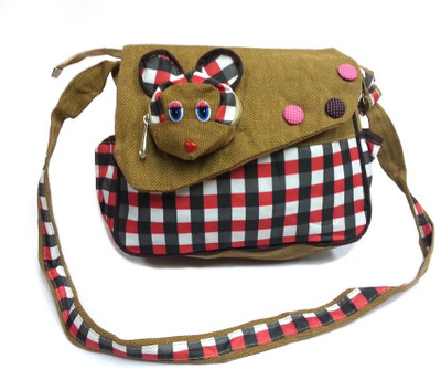 36% OFF on Belladona Women Casual, Evening/Party, Formal Brown, Red, Black Canvas Sling Bag 36% OFF on Belladona Women Casual, Evening/Party, Formal Brown, Red, Black Canvas Sling Bag