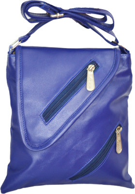 49% OFF on JG Shoppe Women Casual Blue Polyester Sling Bag 49% OFF on JG Shoppe Women Casual Blue Polyester Sling Bag
