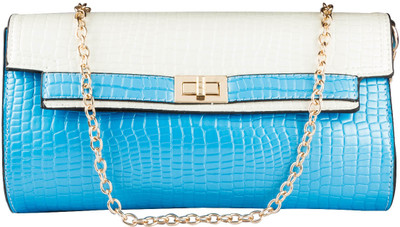 35% OFF on Lalana Women Casual Blue PU Sling Bag