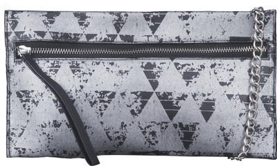 25% OFF on Neon By Paint Girls Casual Silver Genuine Leather Sling Bag