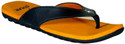 41% OFF on Stylar Orange And Black Watson Flip Flops