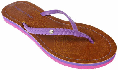 40% OFF on Tangerine Toes Two Tone Stud Flip Flops