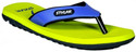50% OFF on Stylar Blue And Neon Green Ronaldo Flip Flops