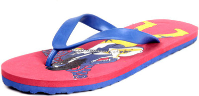 36% OFF on Foot Clone Blue & Red Flip Flops