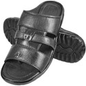 56% OFF on Nonch Le Black Leather Sandals
