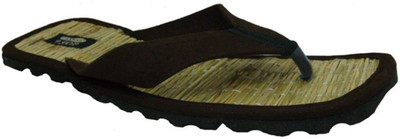 29% OFF on Just Flats Mens Brown Osho / Jute Flip Flops