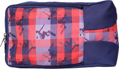 Bagsrus Air Walk Printed Shoe Bags Small Travel Bag Blue