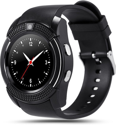 Bingo C6 Black With Heart Rate Monitoring, Bluetooth And Sim Enabling Feature Smartwatch (Black Strap)