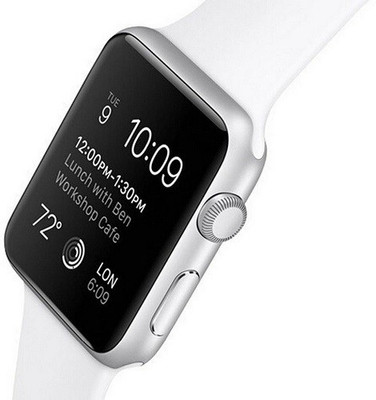 Attire Style Iconic Smartwatch (White Strap L) 