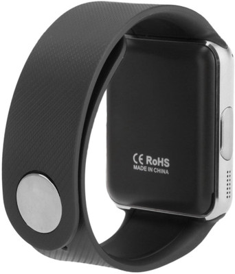 IGS IGS - GT08 (silver) Siilver Smartwatch (Black Strap) 