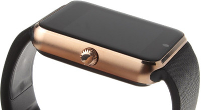 Maya Gold SmartWatch Smartwatch (Black Strap) 