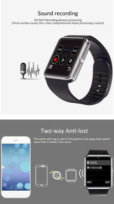 Whitecherry iTime Smartwatch (Red Strap) 