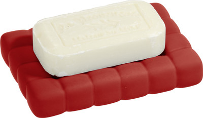 Home Collective - Wenko Soap Dish Cube Red Home Collective - Wenko Soap Dish Cube Red